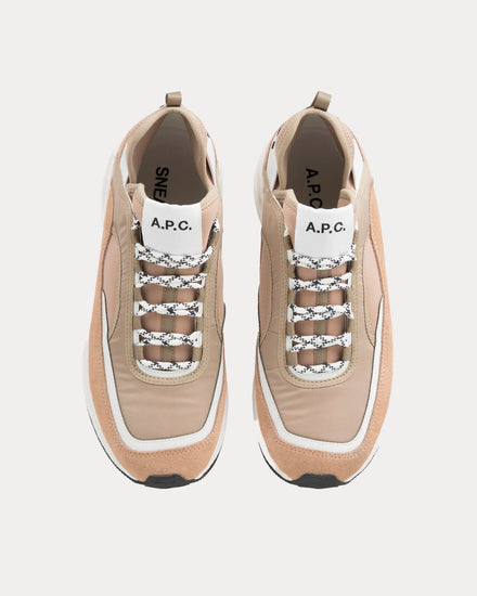 A.P.C. Run Around Taupe Low Top Sneakers - 2
