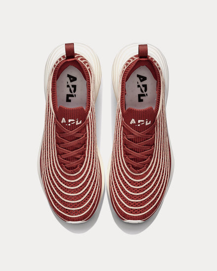 Athletic Propulsion Labs TechLoom Zipline Bordeaux / Oat Silk / Ivory Running Shoes - 2