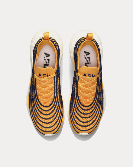 Athletic Propulsion Labs TechLoom Zipline Mango / Royal Navy / Ivory Running Shoes - 2