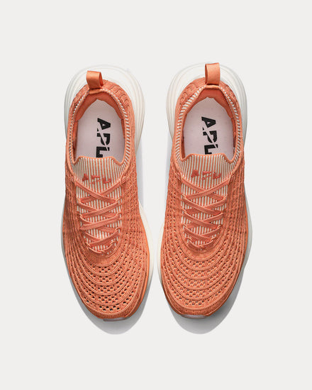 Athletic Propulsion Labs TechLoom Zipline Terracotta / Pristine / Ribbed Running Shoes - 2