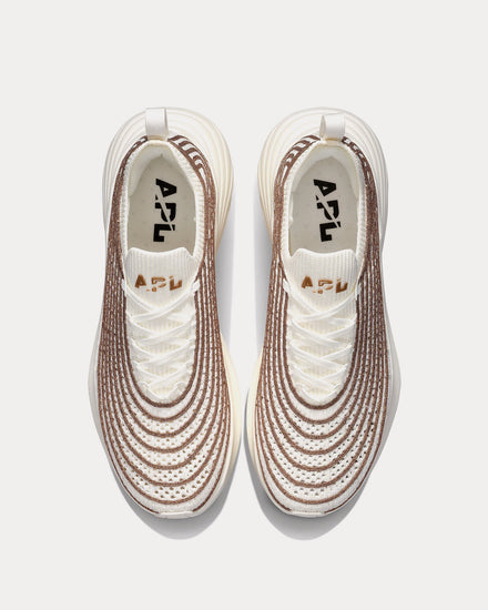 Athletic Propulsion Labs TechLoom Zipline Ivory / Bronze Running Shoes - 2