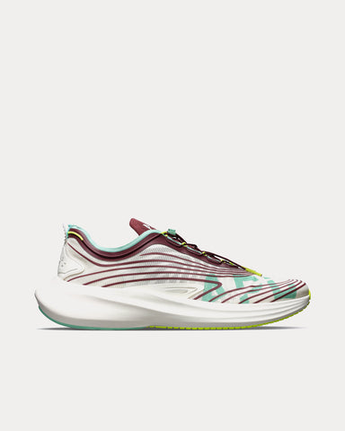 Athletic Propulsion Labs APL Veil Ivory / Burgundy / Mint Running Shoes