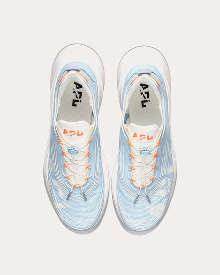 Athletic Propulsion Labs APL Veil Powder Blue / Ivory / Molten Running Shoes - 2