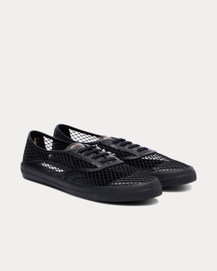 Aquazzura Minimalist Mesh Black Low Top Sneakers - 4