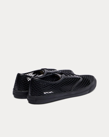 Aquazzura Minimalist Mesh Black Low Top Sneakers - 3
