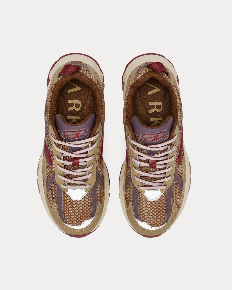 ARKK Copenhagen Forma Runner Sand / Grape Low Top Sneakers - 2