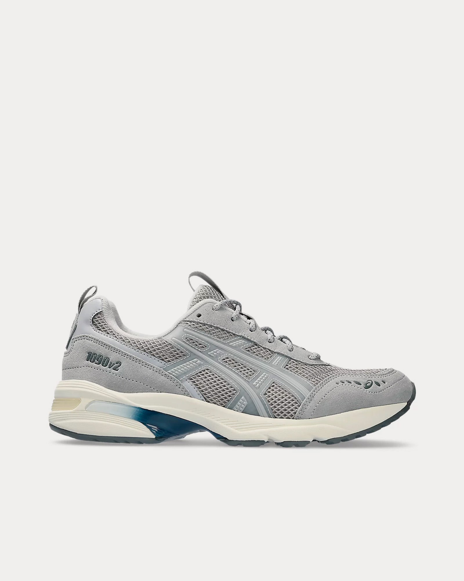 Asics Unisex Gel-1090v2 Mid Grey / Mid Grey Low Top Sneakers