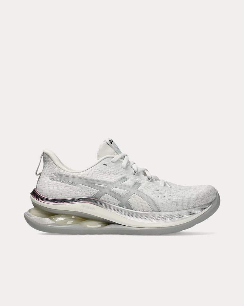 asics silver running shoes