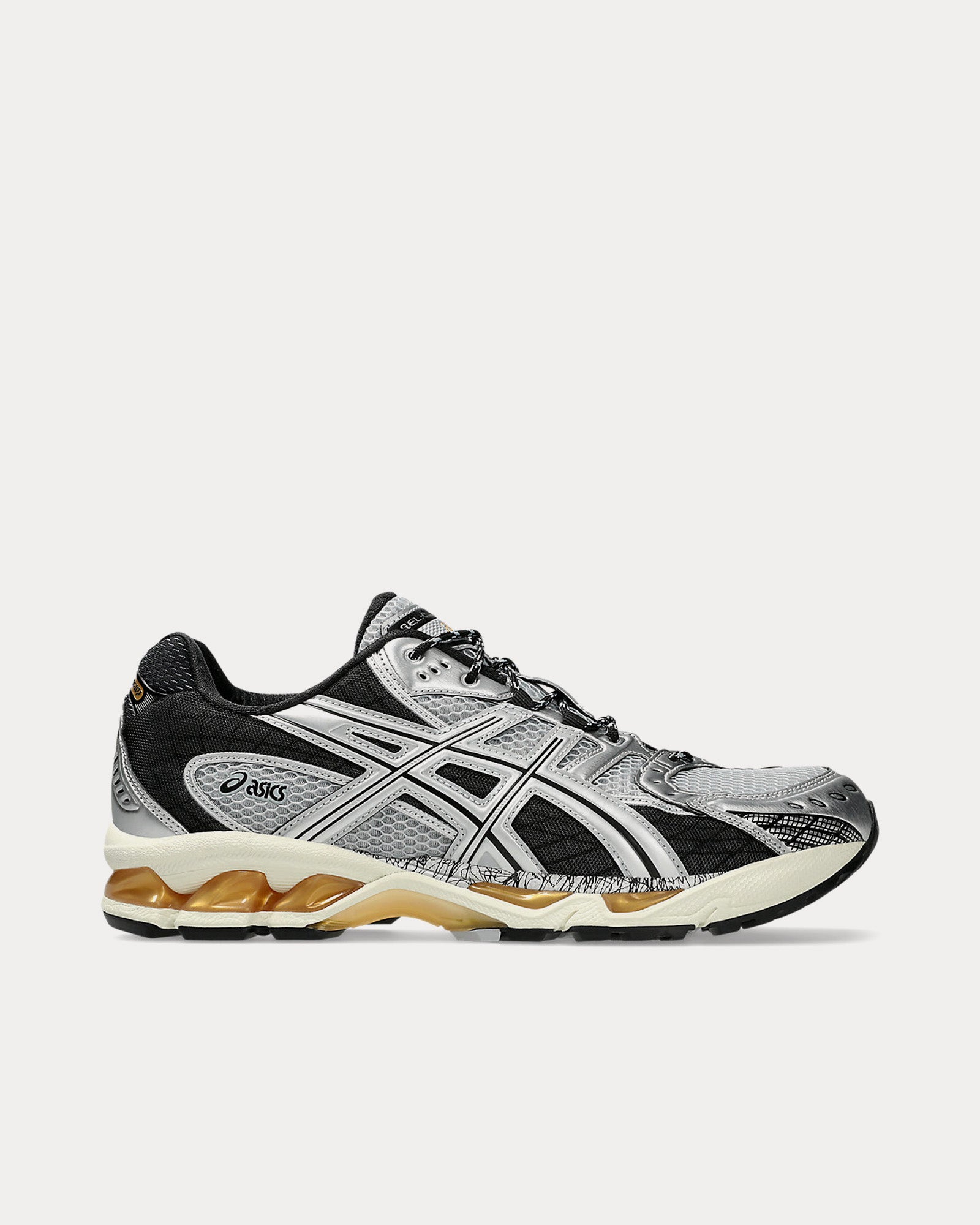 NEW! NOS! Asics Gel TN840 Gel-Nimbus 10 Size 10 EU 44 Gold Silver Running Shoe Vtg Asics GEL-Nimbus 10 Shoes Mens Size 11.5 Silver Red  main image 3