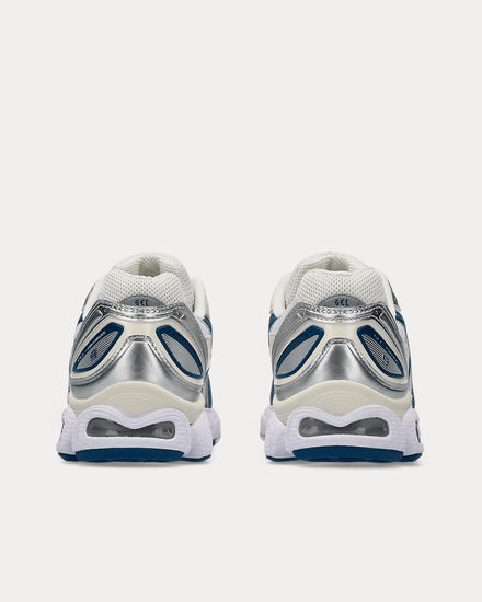 Asics Gel-Nimbus 9 White / Light Indigo Low Top Sneakers - 3