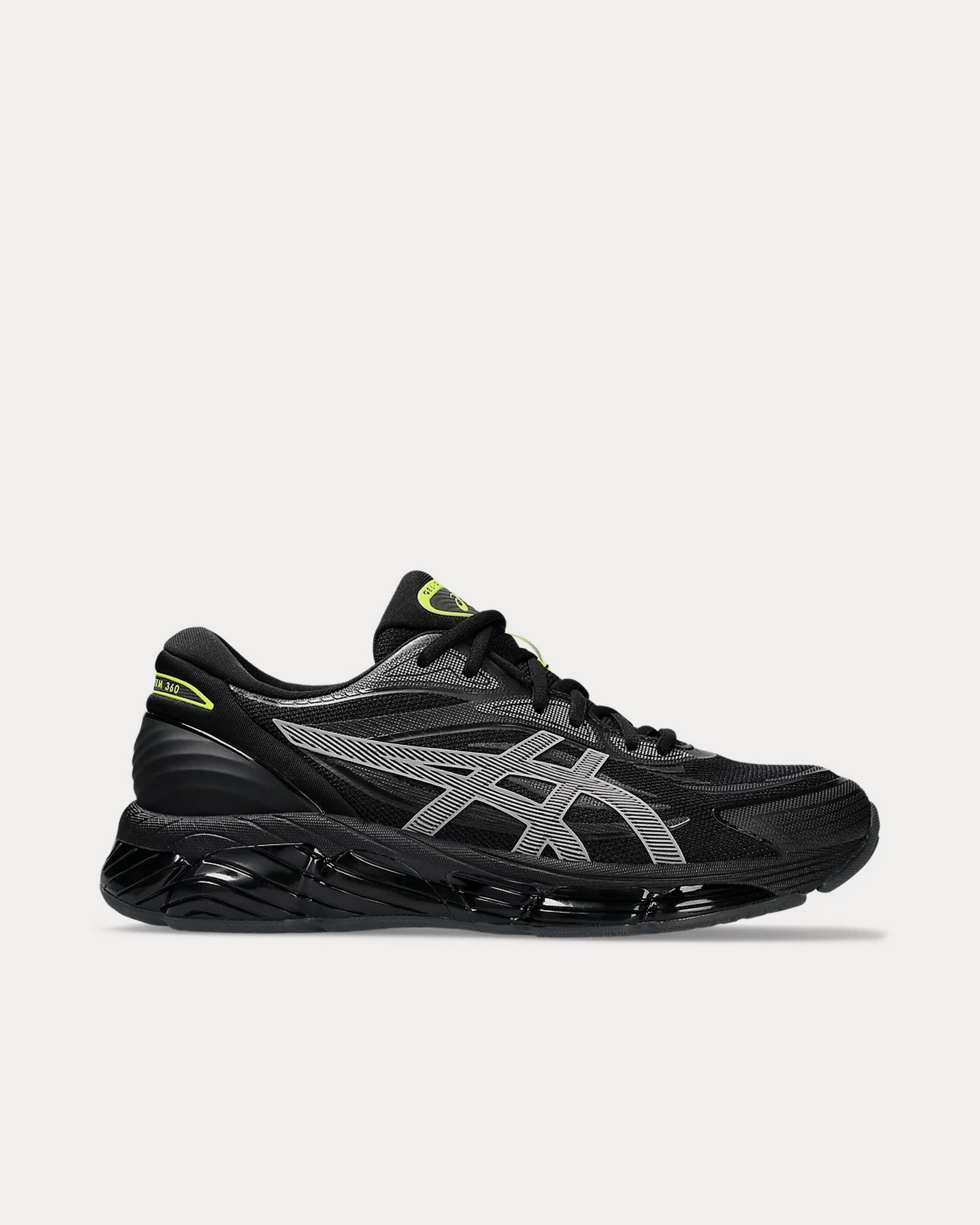 Asics Unisex Gel-Quantum 360 VIII Black / Pure Silver Low Top Sneakers