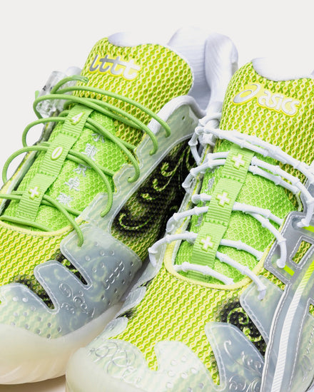 Asics x Little Tokyo Table Tennis Gel-Resolution 5 Parrot Green / Pure Silver Tennis Shoes - 5