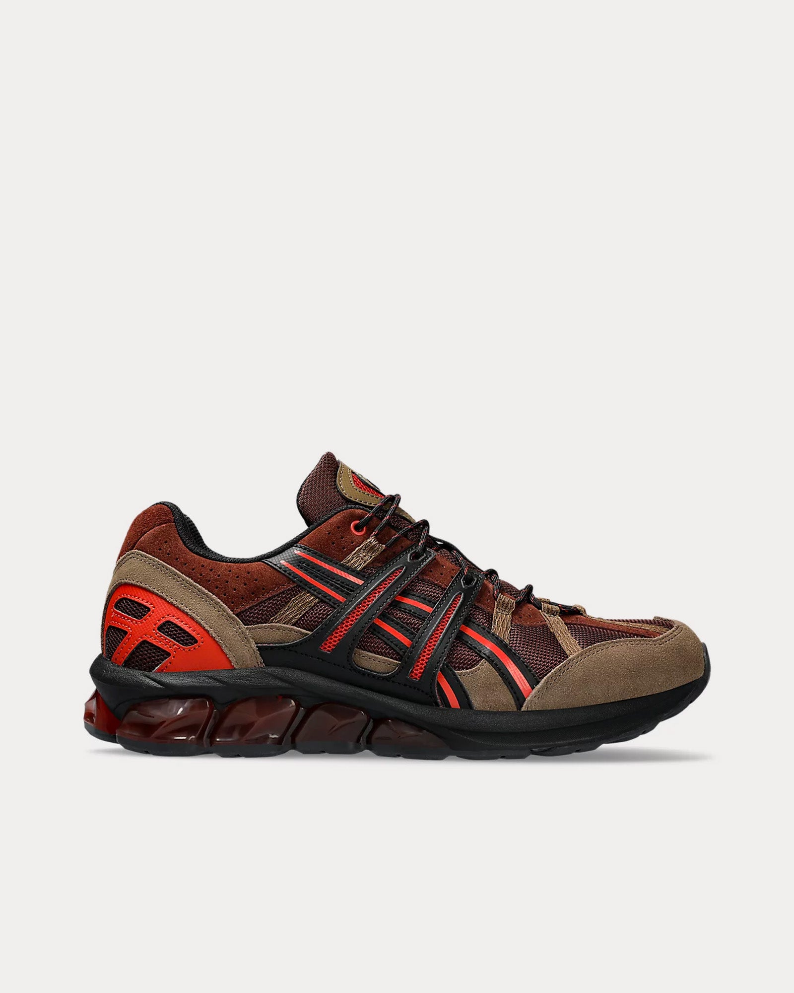 Asics Gel Sonoma 180 Dark Brown Black Low Top Sneakers Sneak