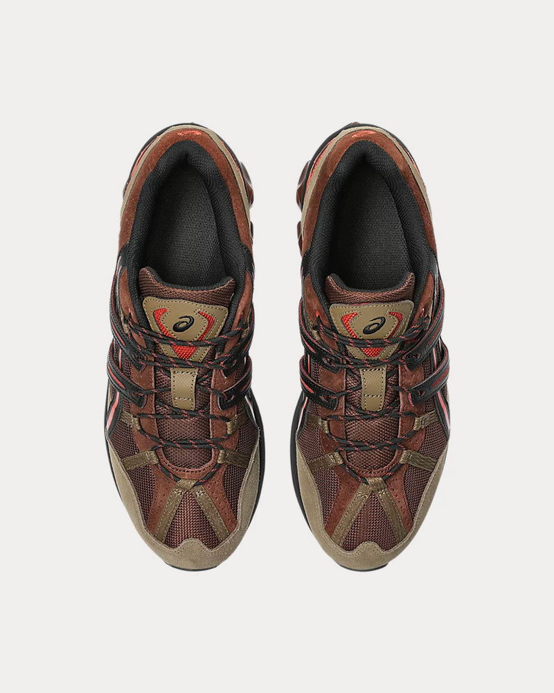マイクラ 人気アイテム Unisex Asics Gel-Sonoma Top Low Black / Brown Dark 180 靴
