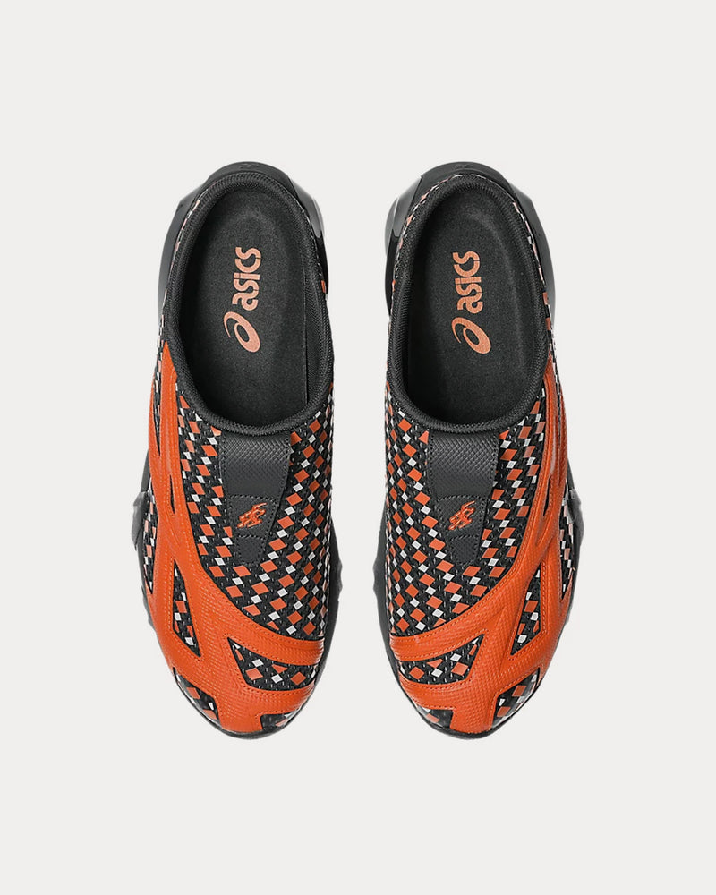 Asics x Kiko Kostadinov Gel-Styrax Obsidian Grey / Rust Orange Slip On Sneakers - 2