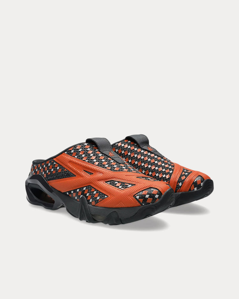 Asics x Kiko Kostadinov Gel-Styrax Obsidian Grey / Rust Orange Slip On Sneakers - 3
