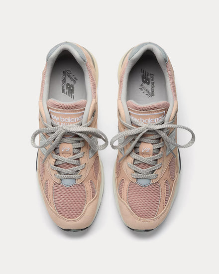 New Balance MADE in UK 991v2 Mahogany Rose / Silver Low Top Sneakers - 2