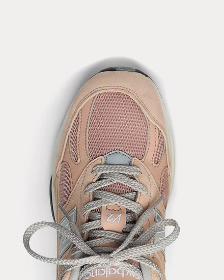 New Balance MADE in UK 991v2 Mahogany Rose / Silver Low Top Sneakers - 6