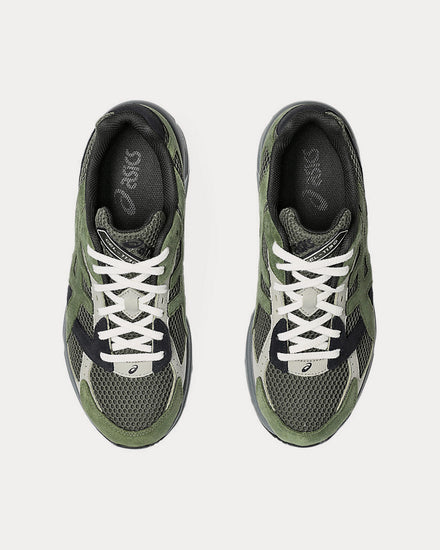Asics Gel-1130 Olive Canvas / Smog Green Low Top Sneakers - 2