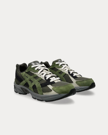Asics Gel-1130 Olive Canvas / Smog Green Low Top Sneakers - 3