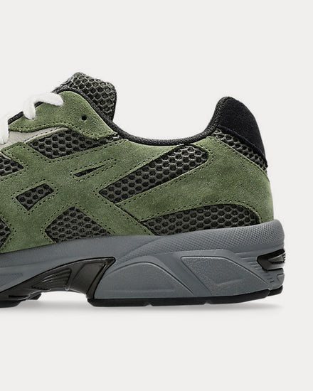 Asics Gel-1130 Olive Canvas / Smog Green Low Top Sneakers - 5