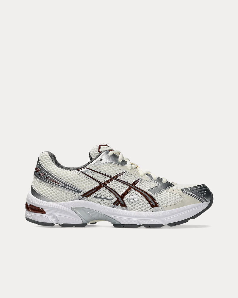 Asics Gel-1130 Cream / Reddish Brown Low Top Sneakers - 1