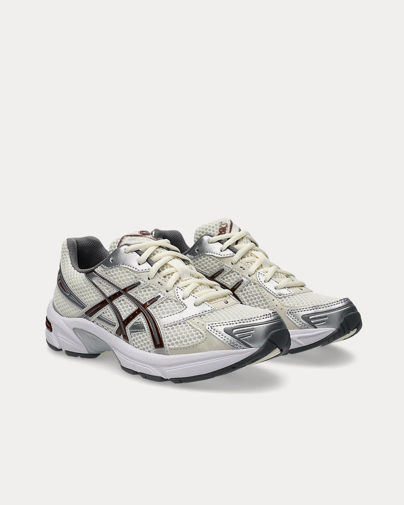 Asics Gel-1130 Cream / Reddish Brown Low Top Sneakers - 3
