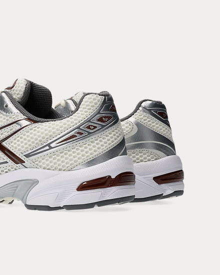 Asics Gel-1130 Cream / Reddish Brown Low Top Sneakers - 4