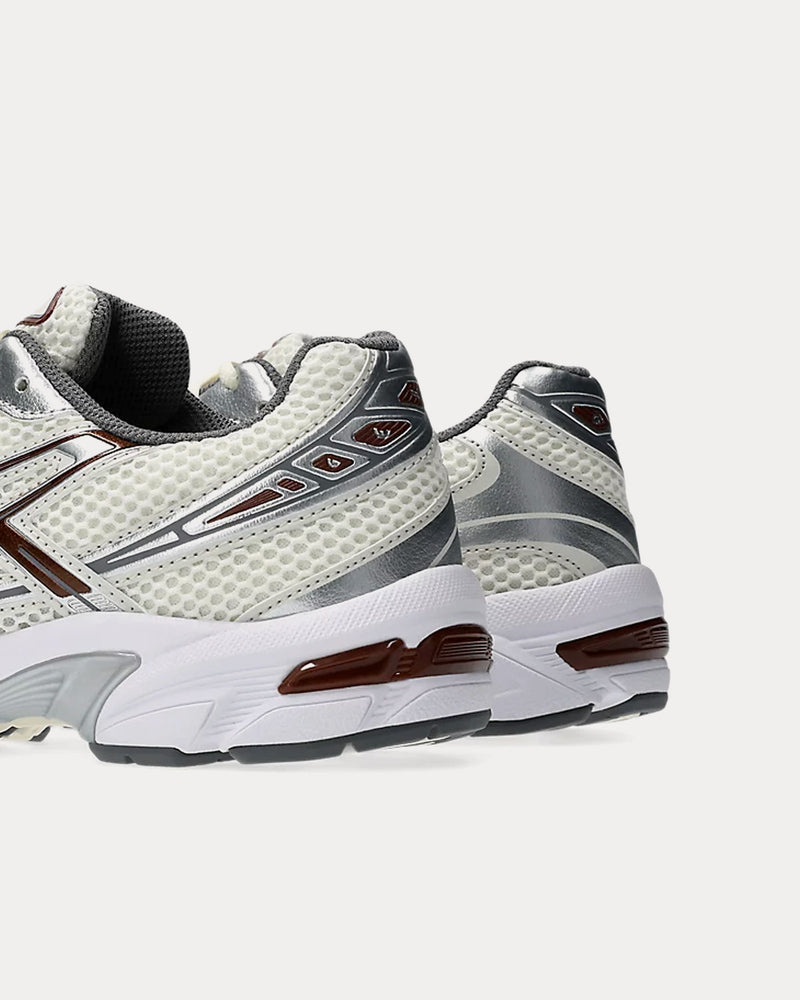 Asics Gel-1130 Cream / Reddish Brown Low Top Sneakers - 4