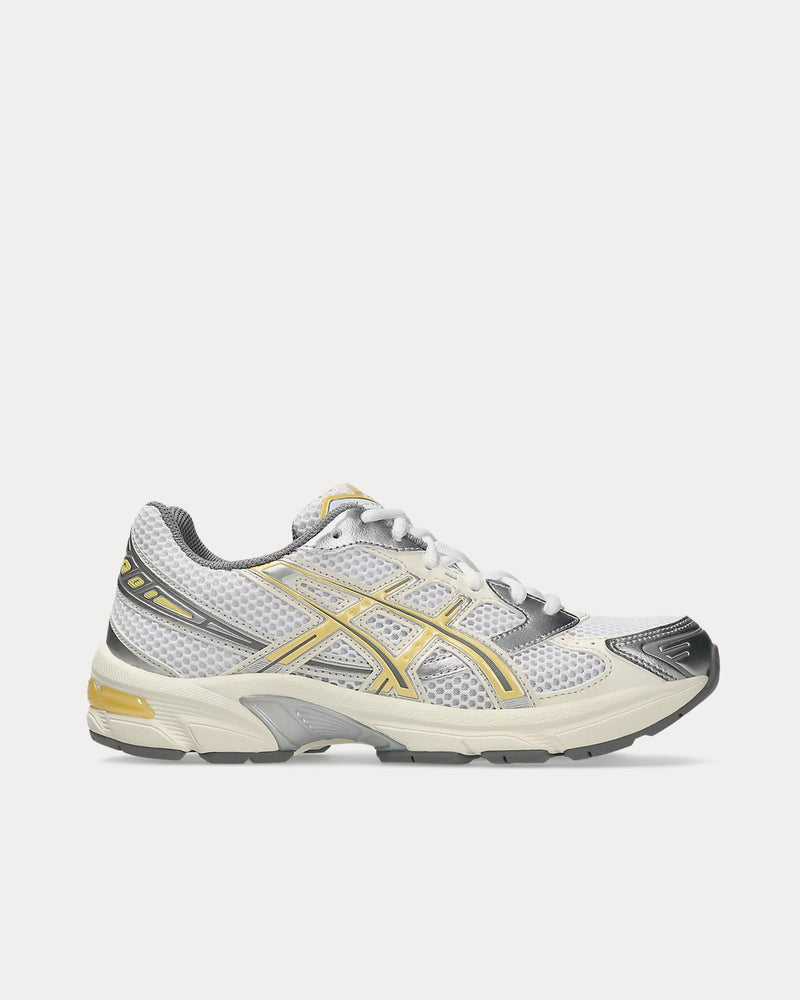 Asics Gel-1130 White / Faded Yellow Low Top Sneakers - 1