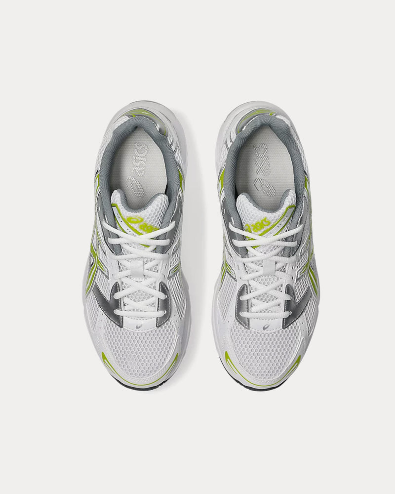 Asics Gel-1130 White / Green Apple Low Top Sneakers - 2