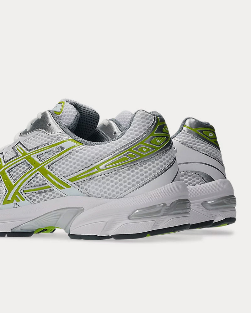 Asics Gel-1130 White / Green Apple Low Top Sneakers - 5