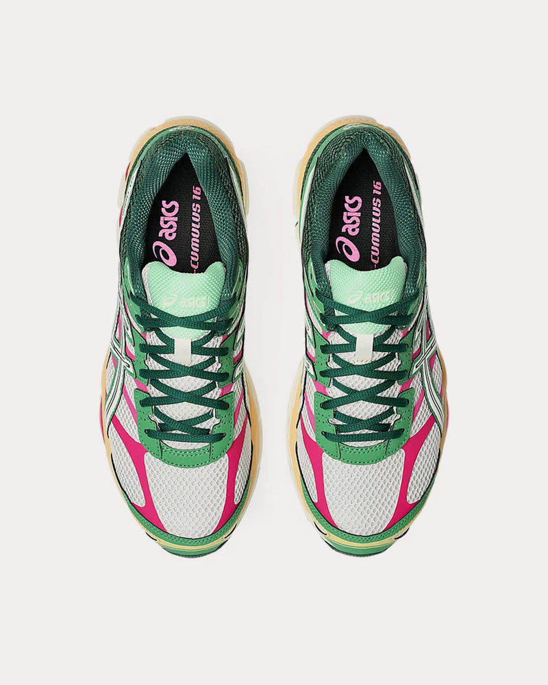 Asics Gel-Cumulus 16 Green / Cream / Ivory Low Top Sneakers - 2