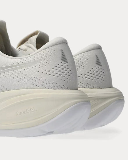Asics Gel-Cumulus 28 Cream / Glacier Grey Running Shoes - 5