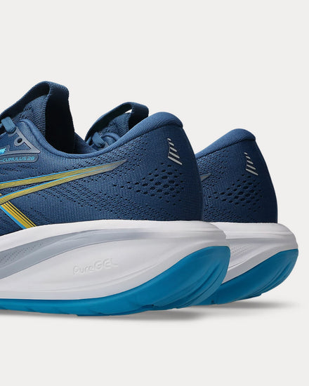 Asics Gel-Cumulus 28 Twilight Blue / Yamabuki Running Shoes - 3