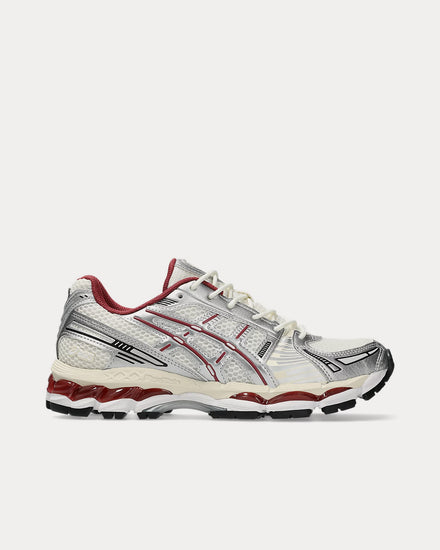 Asics Gel-Kayano 12.1 Cream / Pure Silver / Burgundy Low Top Sneakers - 1