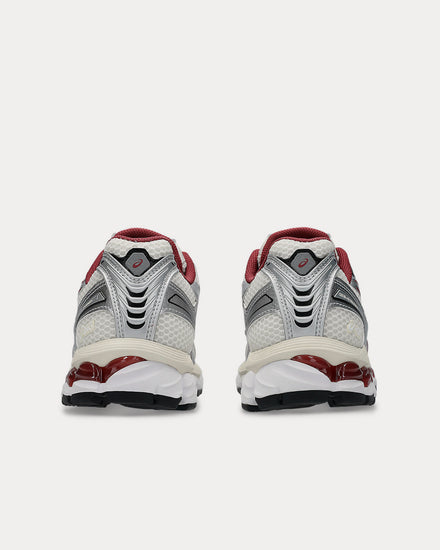 Asics Gel-Kayano 12.1 Cream / Pure Silver / Burgundy Low Top Sneakers - 4