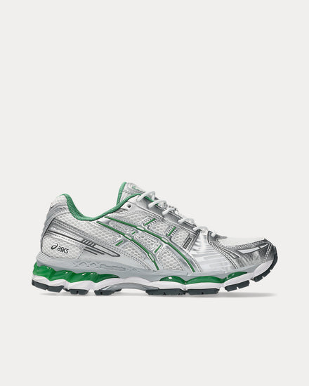 Asics Gel-Kayano 12.1 White / Pure Silver / Green Low Top Sneakers - 1