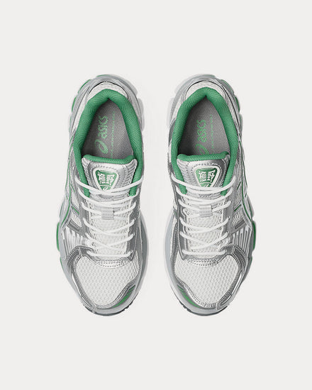 Asics Gel-Kayano 12.1 White / Pure Silver / Green Low Top Sneakers - 2