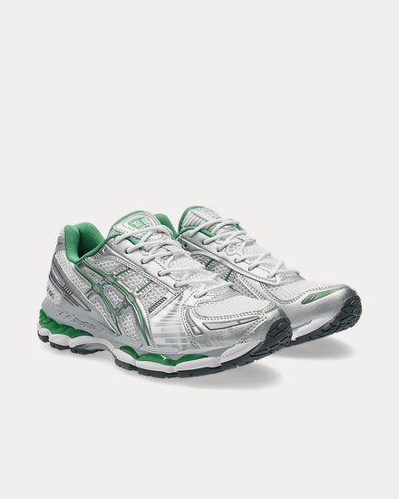 Asics Gel-Kayano 12.1 White / Pure Silver / Green Low Top Sneakers - 3