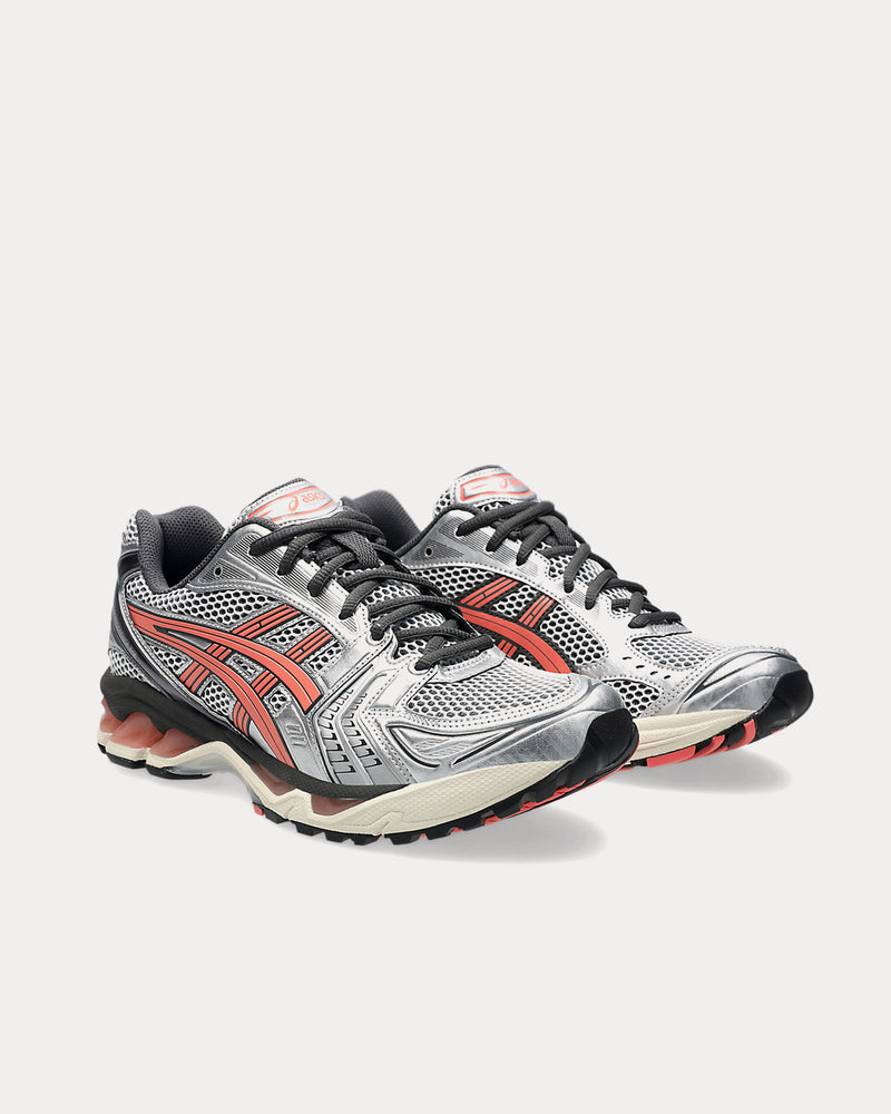 Asics Gel-Kayano 14 White / Papaya Low Top Sneakers - 3