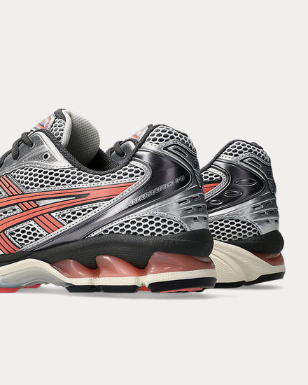 Asics Gel-Kayano 14 White / Papaya Low Top Sneakers - 4