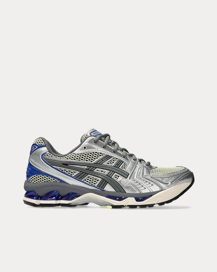 Asics Gel-Kayano 14 Soft Yellow / Asics Blue Low Top Sneakers - 1