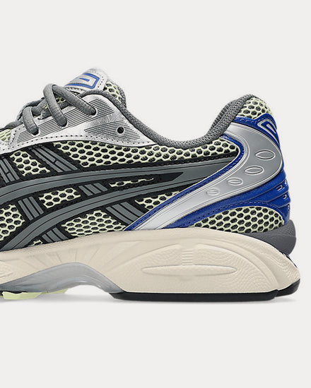 Asics Gel-Kayano 14 Soft Yellow / Asics Blue Low Top Sneakers - 5
