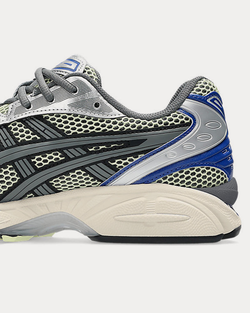 Asics Gel-Kayano 14 Soft Yellow / Asics Blue Low Top Sneakers - 5