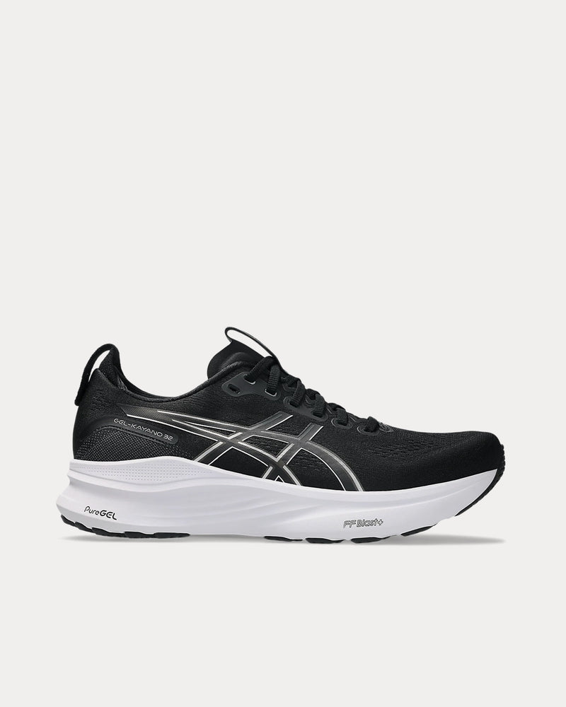 Asics Gel-Kayano 32 Black / White Running Shoes - 1