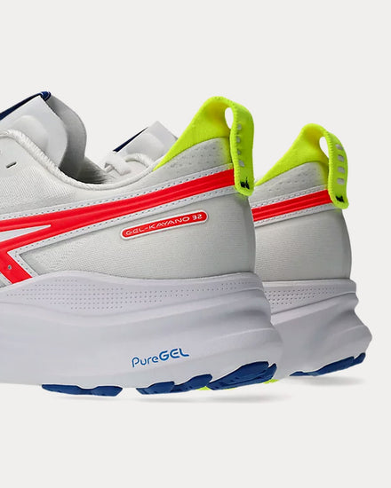 Asics Gel-Kayano 32 'Asics Track Club' White / Flash Coral Running Shoes - 5