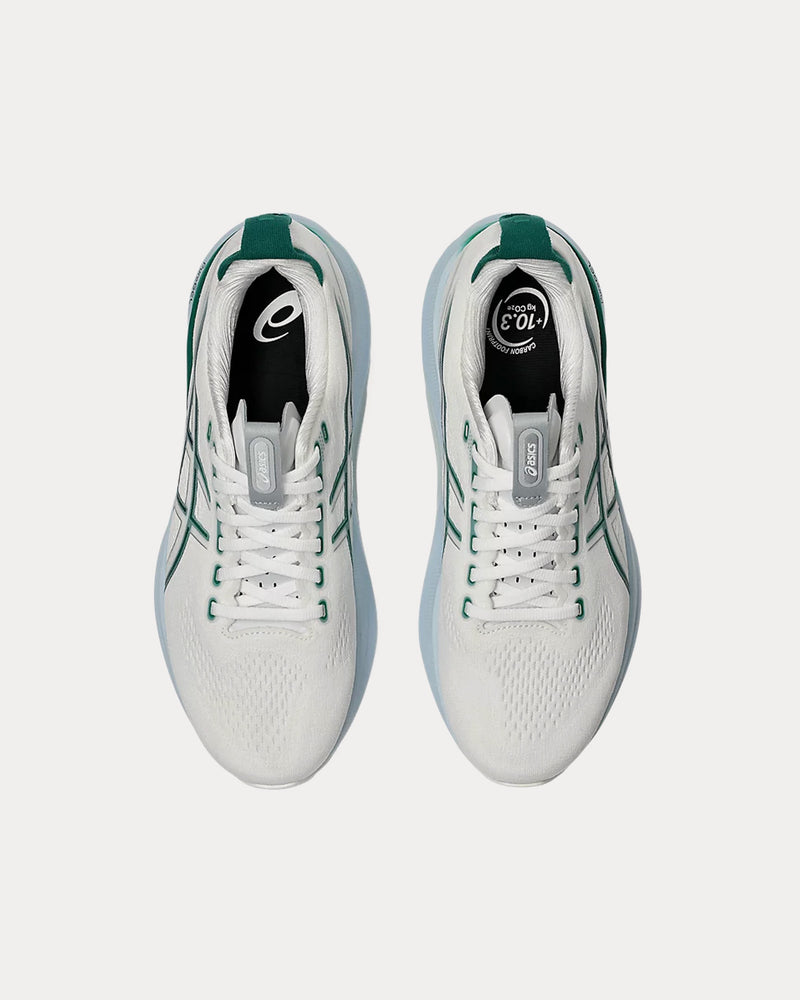Asics Gel-Kayano 32 White / Jasper Green Running Shoes - 2