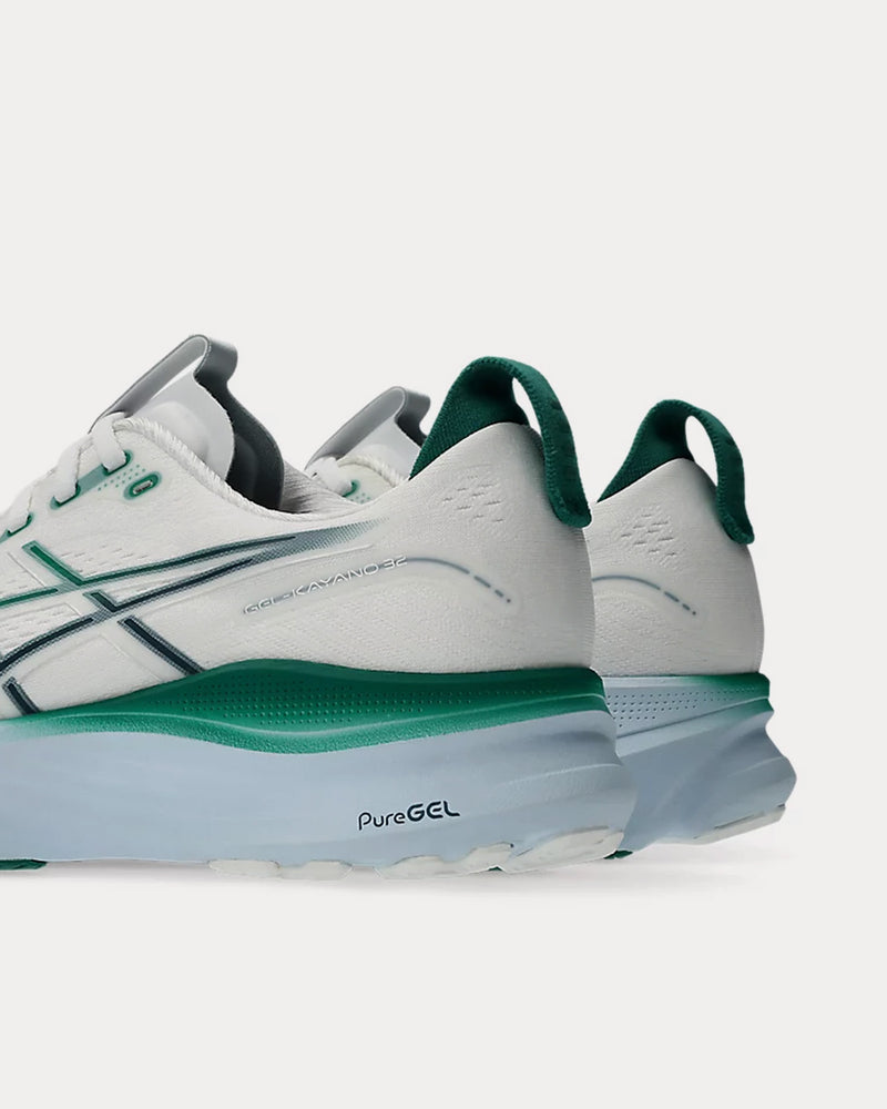 Asics Gel-Kayano 32 White / Jasper Green Running Shoes - 5