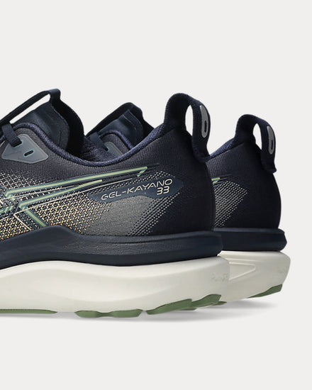 Asics Gel-Kayano 33 Midnight / Khaki Green Running Shoes - 6